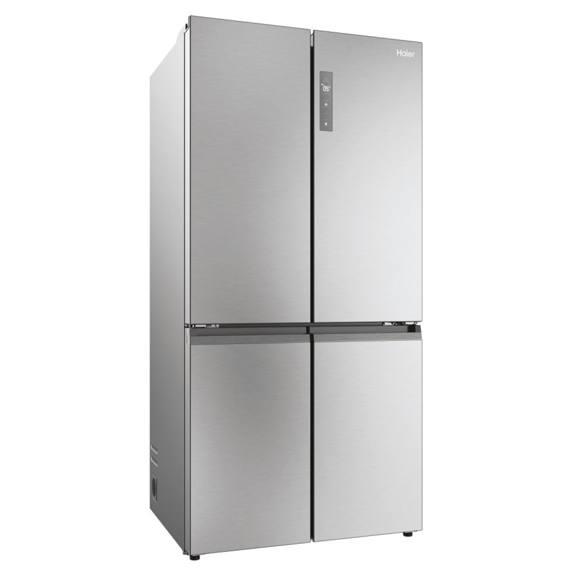 HAIER HCR79F19ENMM Kühl-/Gefrierkombination (E, silber) 190,5 cm hoch