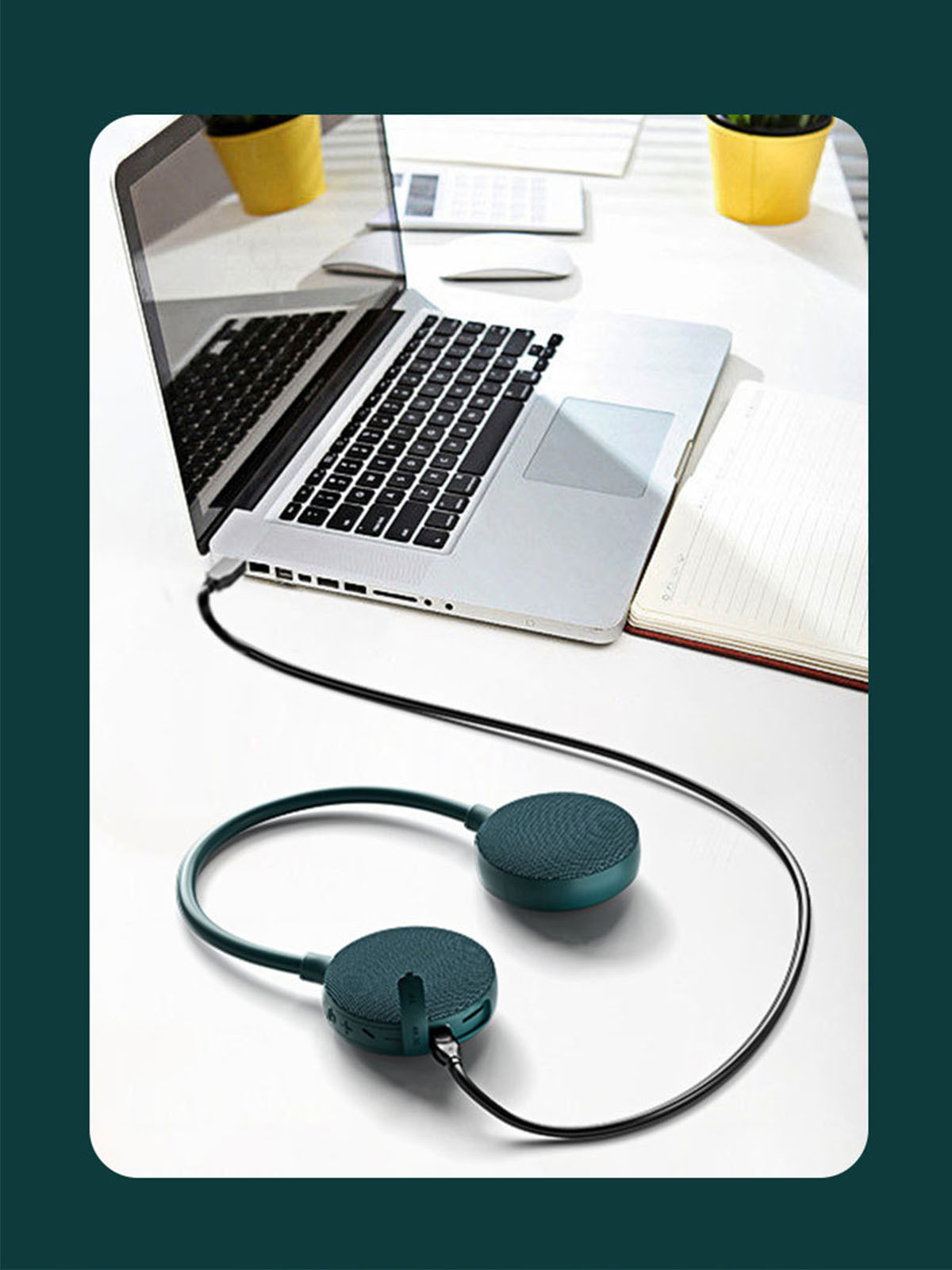 Bluetooth-Lautsprecher, Hals Grün Bluetooth Lautsprecher am - BRIGHTAKE Klang Magischer Tragbarer
