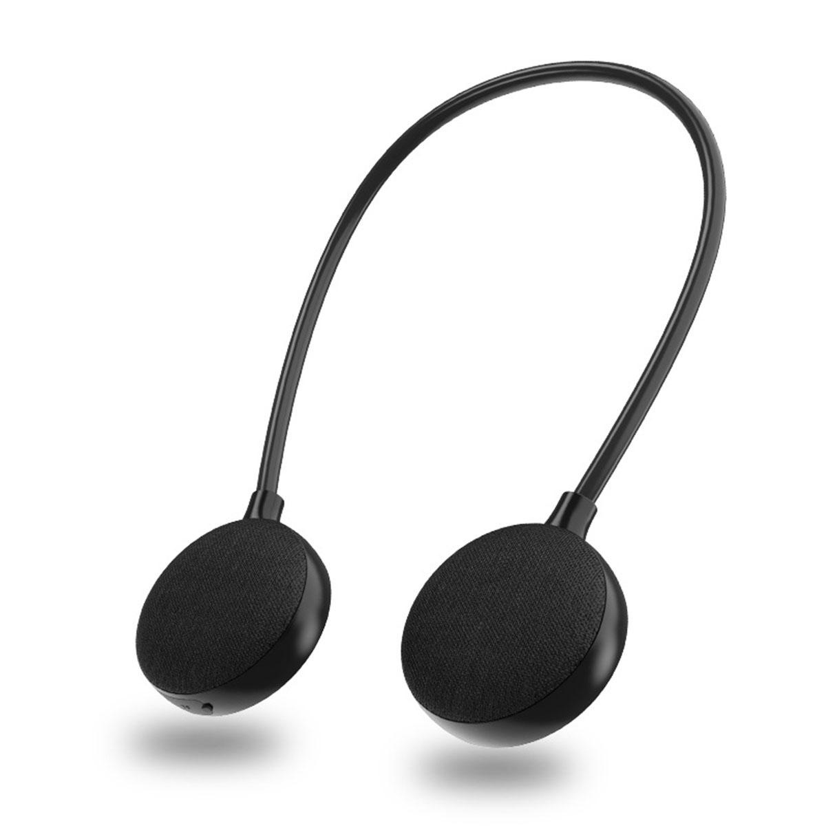 BRIGHTAKE Tragbarer am Bluetooth - Hals Lautsprecher Bluetooth-Lautsprecher, Klang Schwarz Magischer