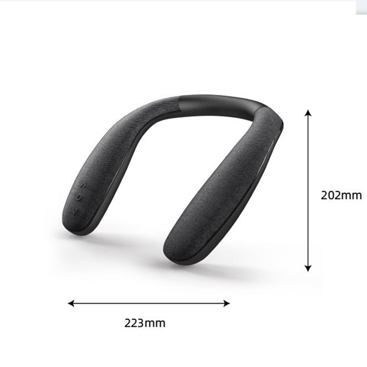 BRIGHTAKE Tragbarer Bluetooth Lautsprecher - Schwarz am überall und immer Bluetooth-Lautsprecher, Klang Hals