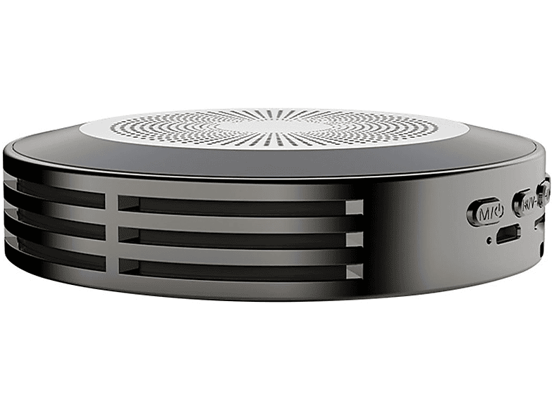 BRIGHTAKE AI Smart Wireless Speaker - Kompakte Vielseitigkeit und HIFI Soundqualität Bluetooth-Lautsprecher, Schwarz