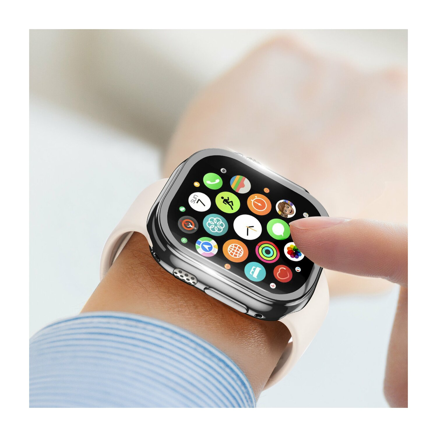 Ultra mm, Gehäuse DUCIS Ultra Apple, 49 Smartwatch-Gehäuse, mm, Watch Schwarz Watch DUX 49