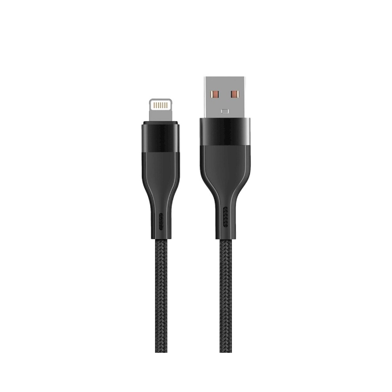 MAXLIFE MXUC-07 Kabel m, iPhone1,0 Schwarz Ladekabel, - USB
