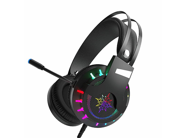 INCA IGK-TX12 Over-ear Schwarz RGB, Kopfhörer