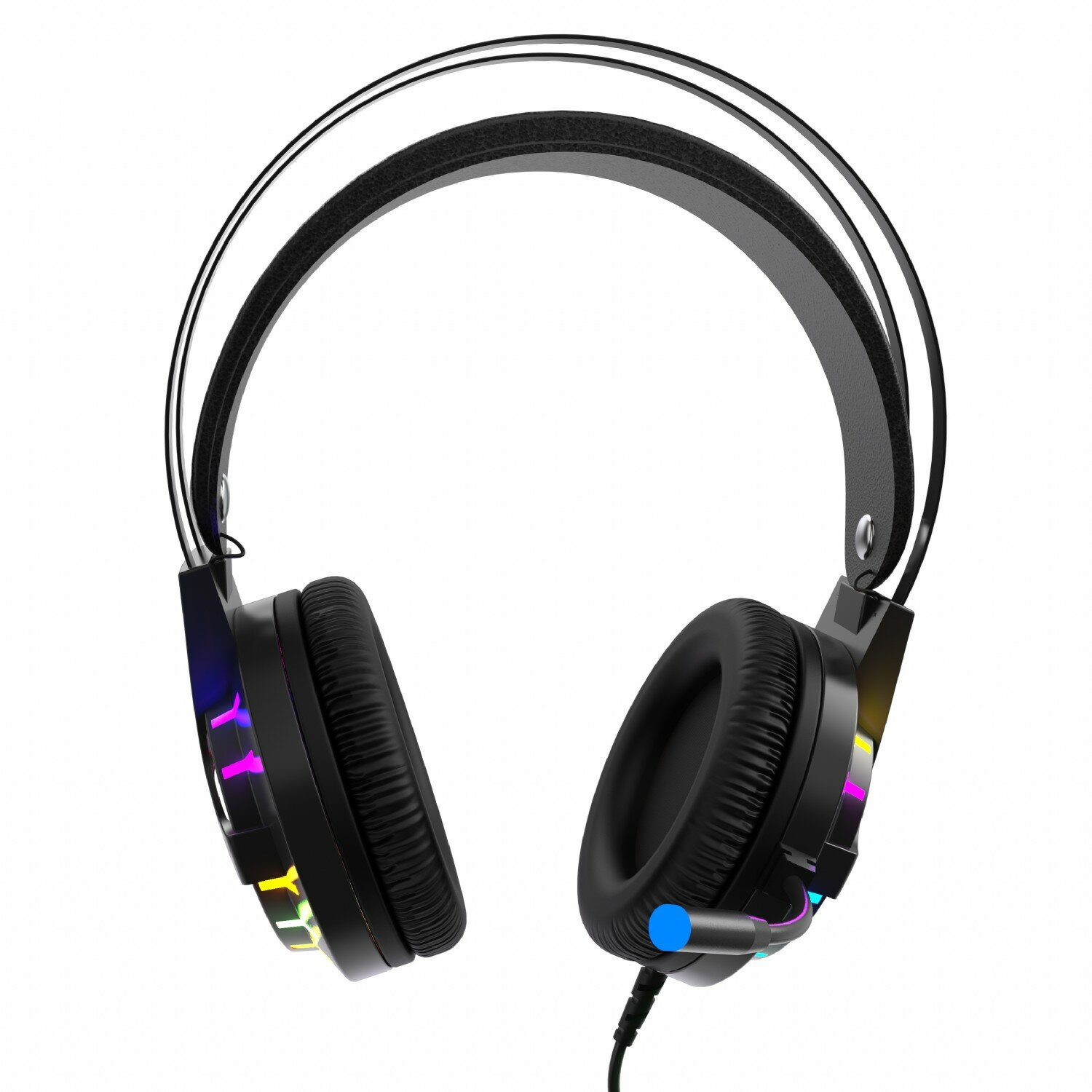 Schwarz INCA Over-ear Kopfhörer RGB, IGK-TX12