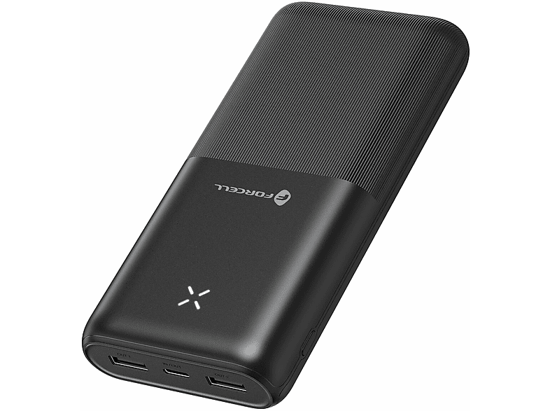 FORCELL F-Energy S20k1 20000mah inkl. USB-A zu USB-C Powerbank 20000 mAh Schwarz