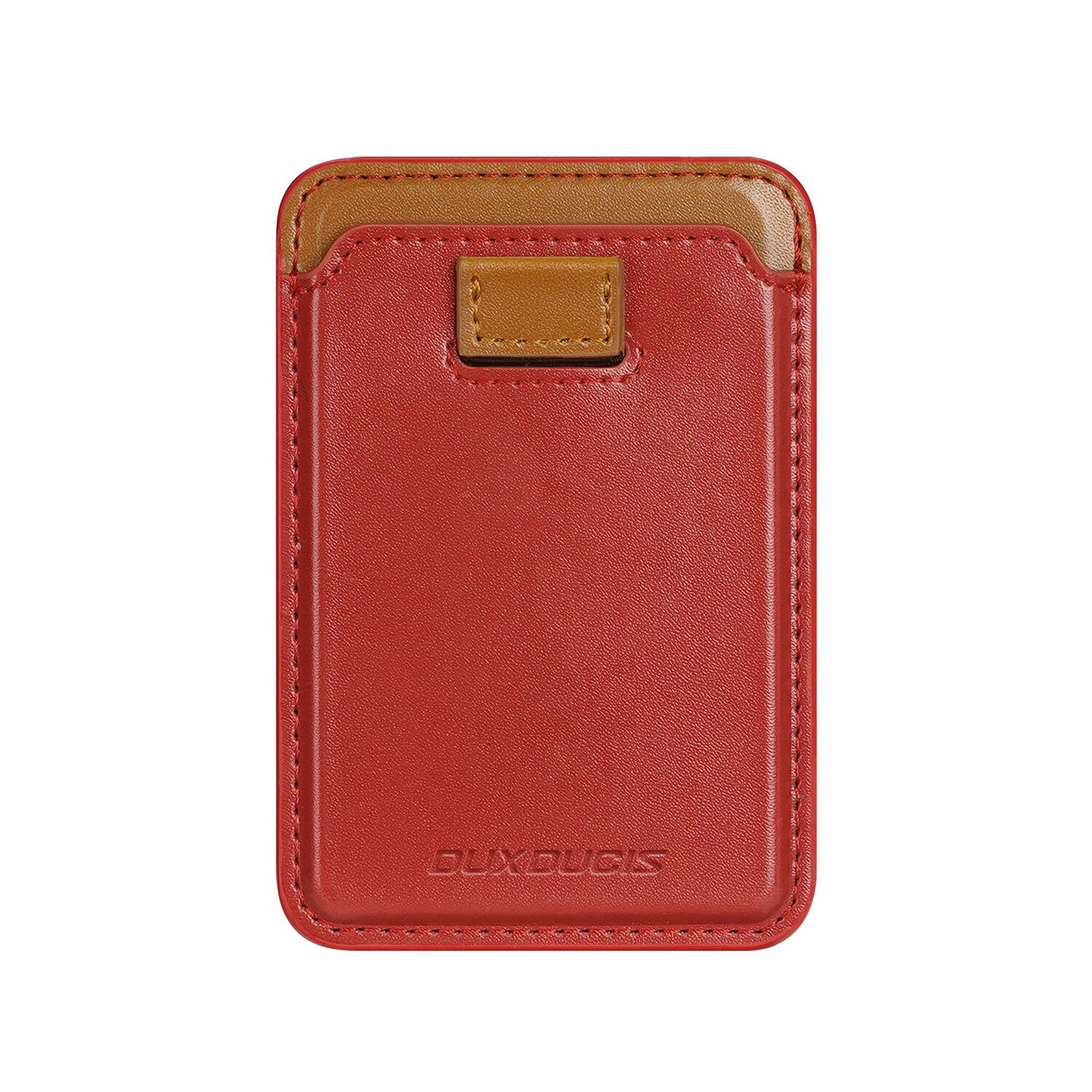 Magnetische Rot, iPhone für MagSafe Geldbörse RFID-Blocker B-5148 DUCIS DUX