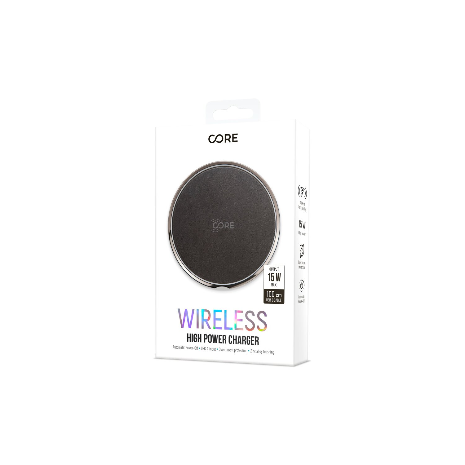 FOREVER Core WDC-215 Wireless Ladestation Universal, Schwarz