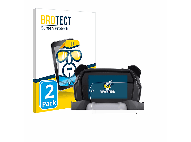 BROTECT 2x klare Schutzfolie(für VOGE SR4 MAX 350) | Navi-Taschen & -Schutzfolien