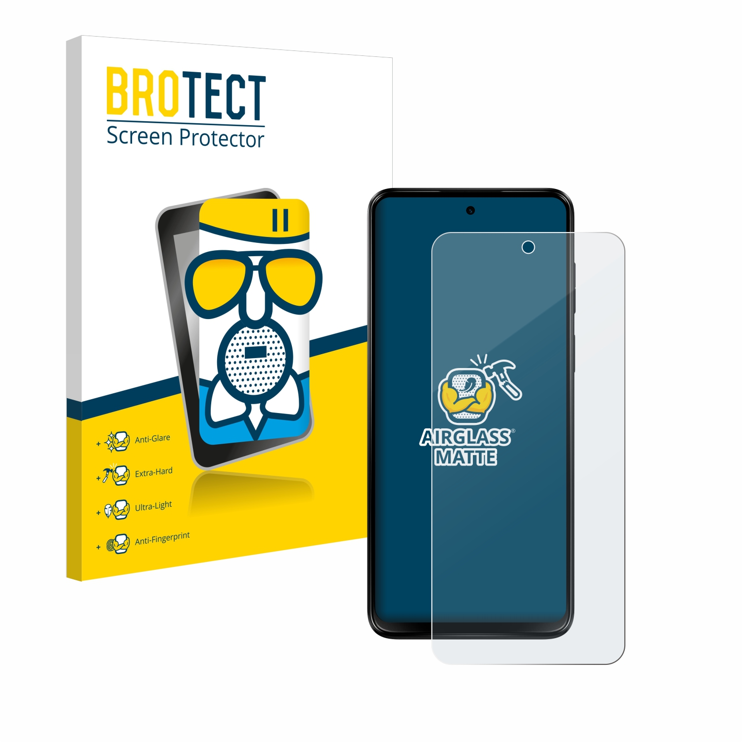 BROTECT Airglass matte Schutzfolie(für Motorola Moto G23)