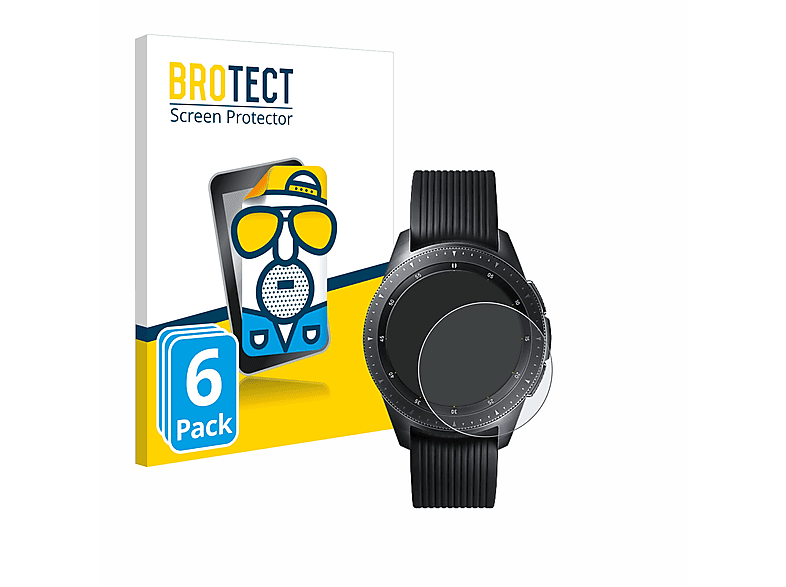 BROTECT 6x Schutzfolie(für matte (42 mm)) Galaxy Watch Samsung