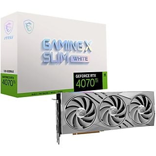 MSI GeForce RTX 4070 Ti GAMING X SLIM WHITE 12G (NVIDIA, Grafikkarte)