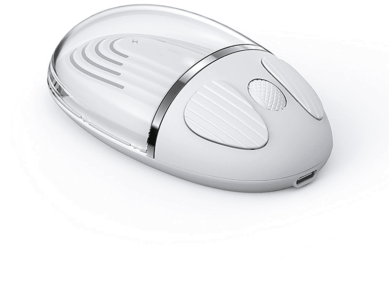 Dual Leise Bluetooth Mode weiß Maus, Maus Transparente Licht Maus BYTELIKE Bunte kabellose