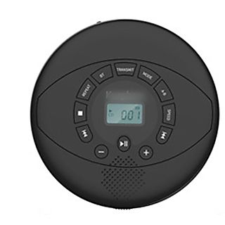 Reproductor de CD portátil  - cd player walkman portable home repeater frühpädagogik englisch bluetooth cd player BYTELIKE, negro