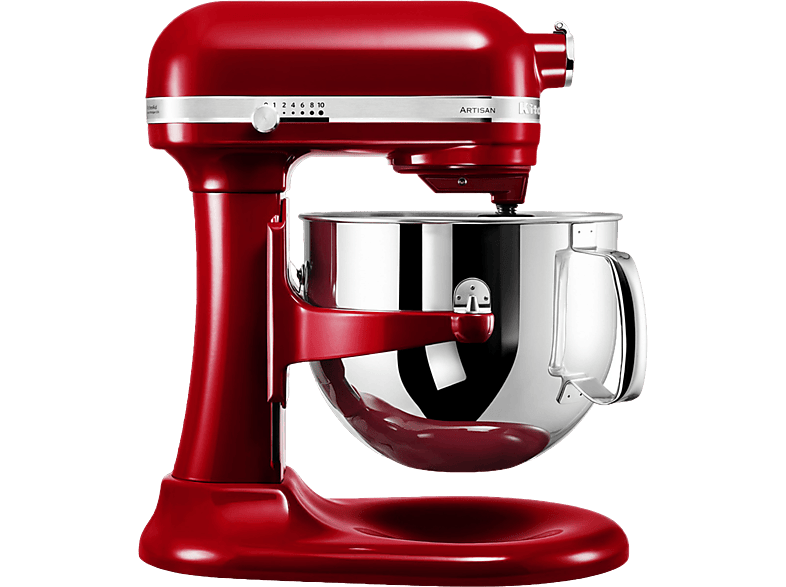 5KSM7580XECA KITCHENAID Watt) rot Artisan Küchenmaschine (500