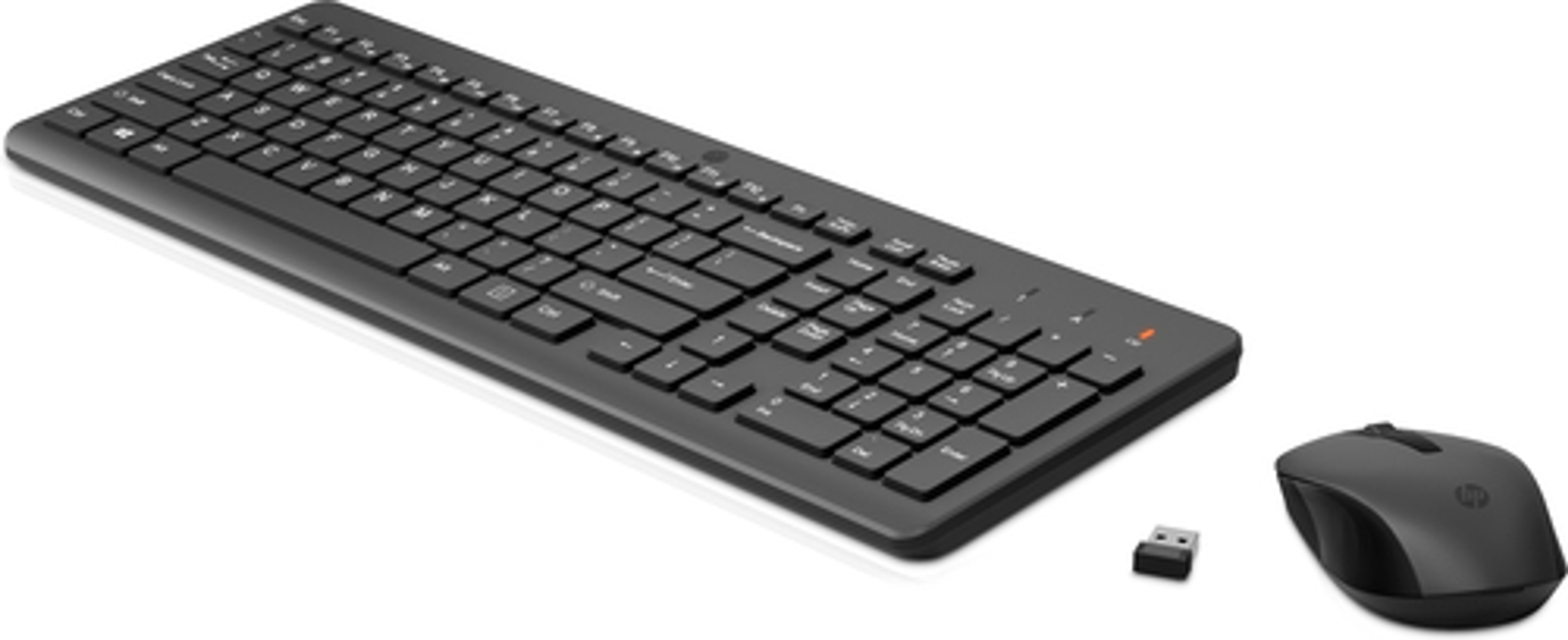 SET TASTIERA E MOUSE HP 2V9E6AA, standard, Bluetooth, RF Wireless, Nero