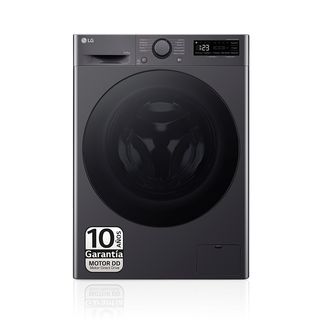 Lavadora secadora - LG F4DR6009AGM, 9 kg + 6 kg, Inox grafito