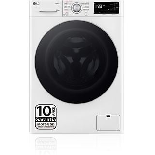 Lavadora secadora - LG F4DR5509A1W, 9 kg + 6 kg, Blanco