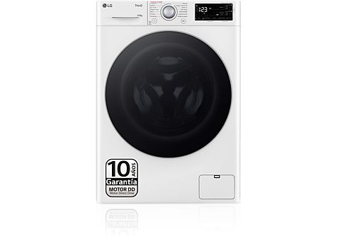 Lavadora secadora - LG F4DR5509A1W, 9 kg, 6 kg, Blanco