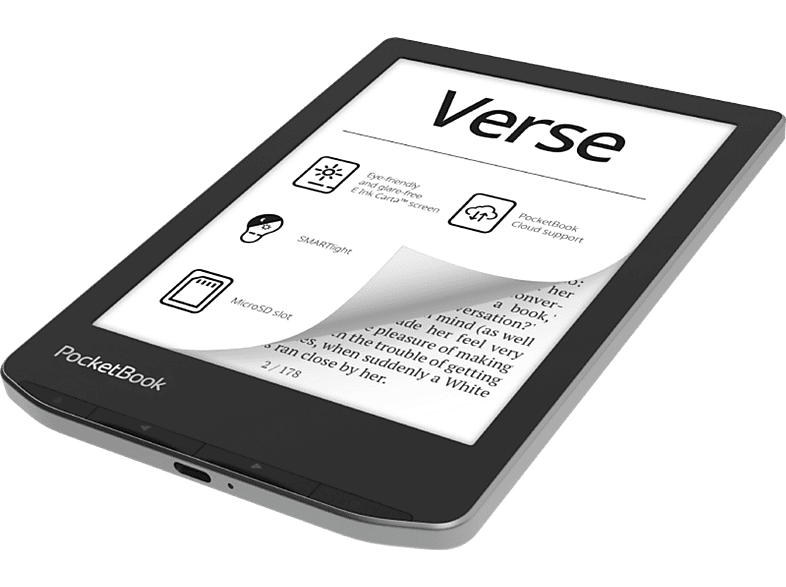 Pocketbook Verse Mist Grey / Lector De Libros Electrónicos 6 8gb con  Ofertas en Carrefour