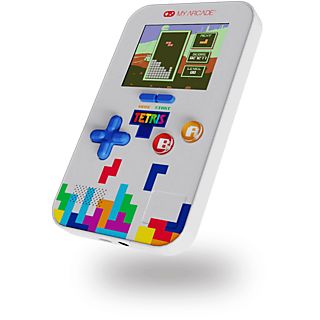 Consola retro  - Tetris Go Gamer MYARCADE, Portable Retro Arcade, 0 GB, Blanco