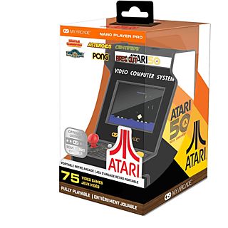 Consola retro - MYARCADE Nano Player Atari 75 Games, 0 GB, Atari 75 Games