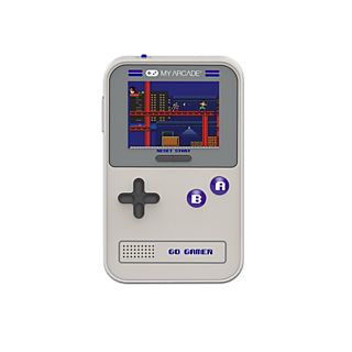 Consola retro  - Go Gamer Classic Blanco MYARCADE, Clasic, 0 GB, Blanco y lila