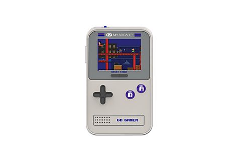 Consola retro  - Go Gamer Classic Blanco MYARCADE, Clasic, 0 GB, Blanco y lila