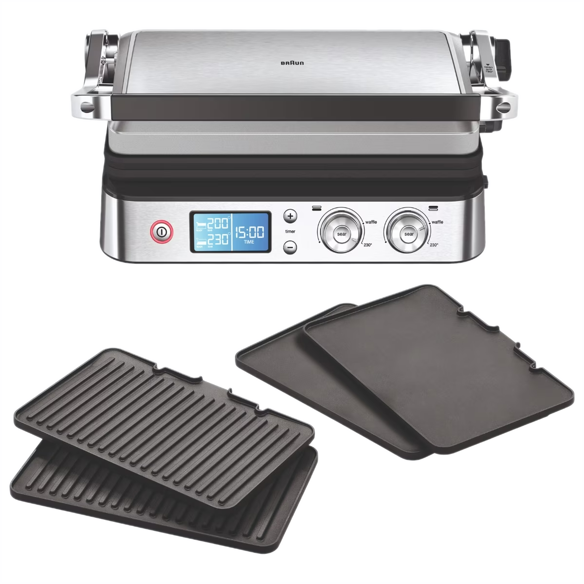 BRAUN CG9043 Multıgrıll 9 Pro Contact Tost ve Izgara Makinesi Gri