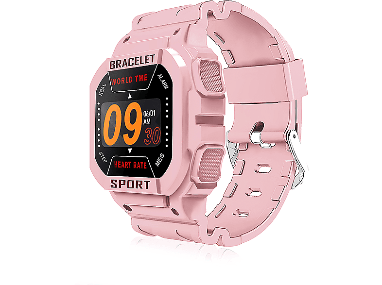 Smartwatch - KLACK W26K, Reloj Inteligente Deportivo compatible con Iphone  Huawei Samsung Xiaomi Universal Rosa