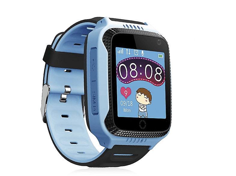 Smartwatch infantil - DAM ELECTRONICS LBS especial para niños, con función  de rastreo, llamadas SOS y recepción de llamada., Rosa