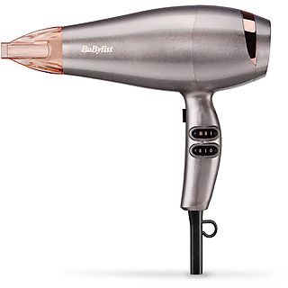 Secador - BABYLISS 5336NPE, 220 V, 2 velocidades niveles temperatura, 2 velocidades, Plata