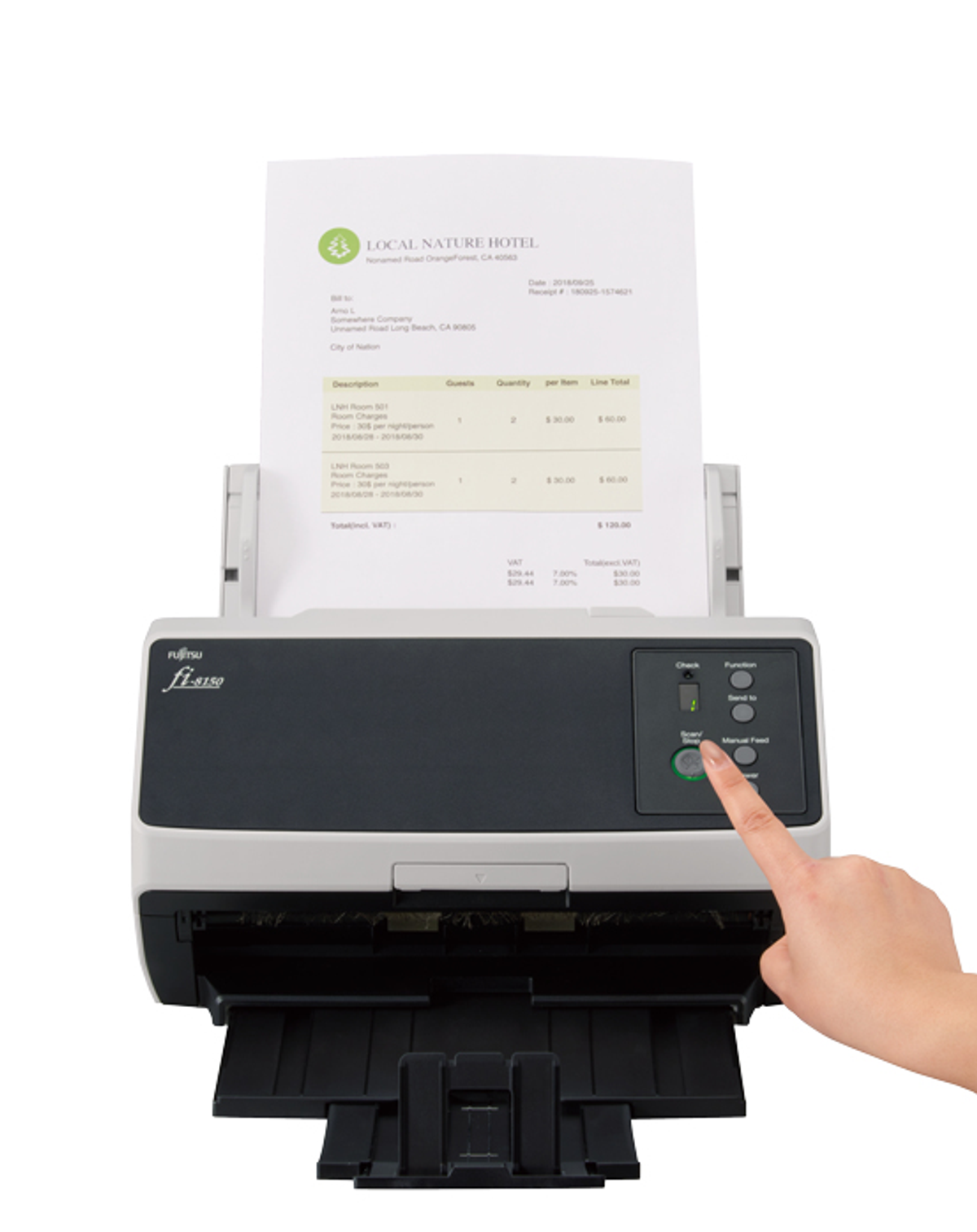 Skaner RICOH FI-8150 Czarny, Szary