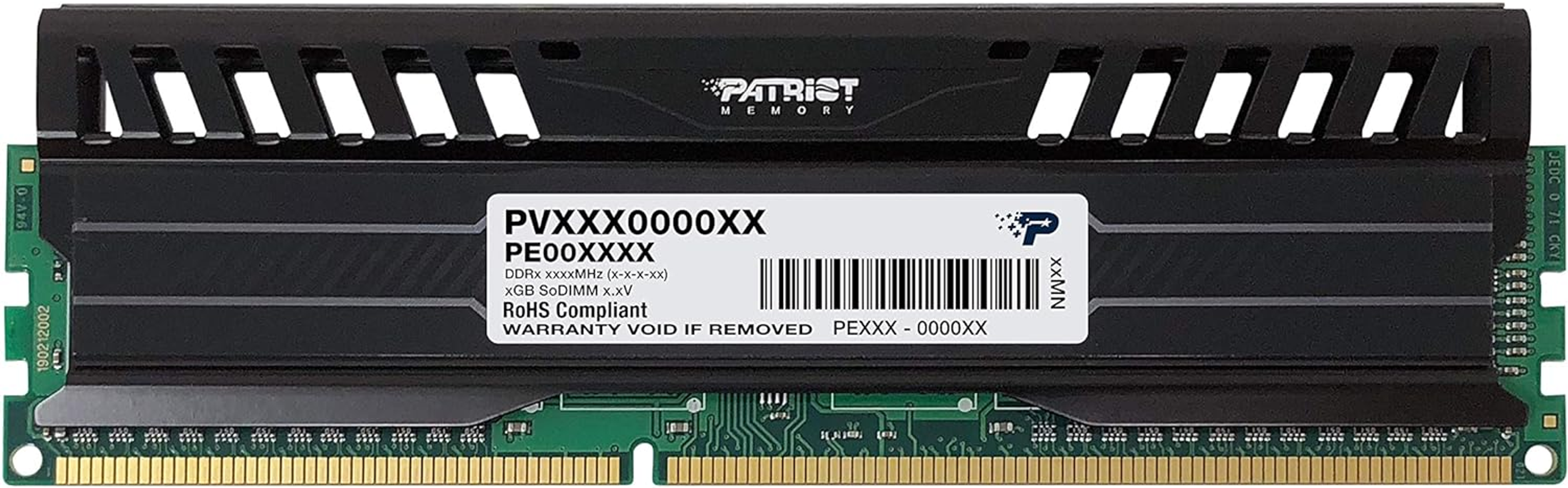 PATRIOT 1x8GB, Venom Red, 8 Speichermodul 1.5V DDR3 GB