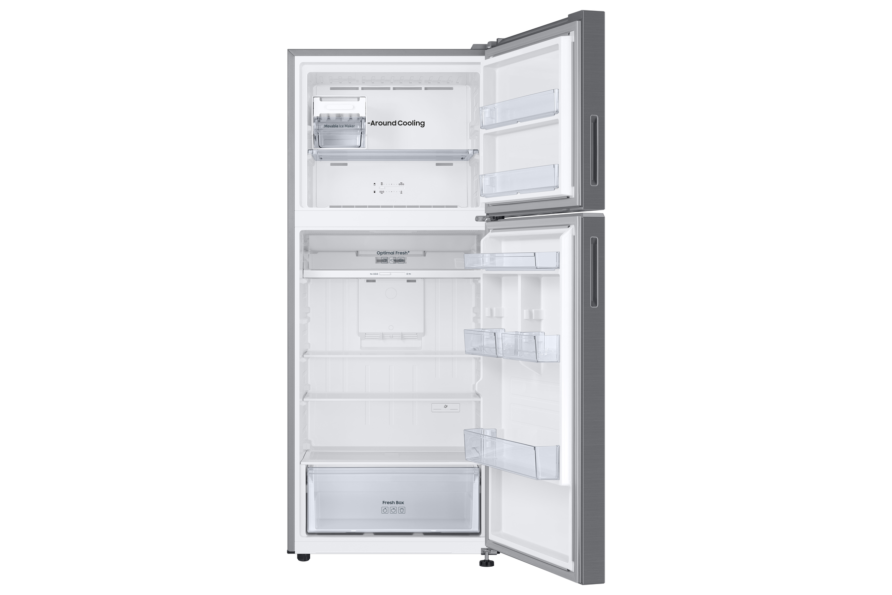 Frigorífico dos puertas - SAMSUNG RT38CG6624S9ES, No Frost, No Frost, Altura 171,5 cm, Capacidad 393 l, Inox