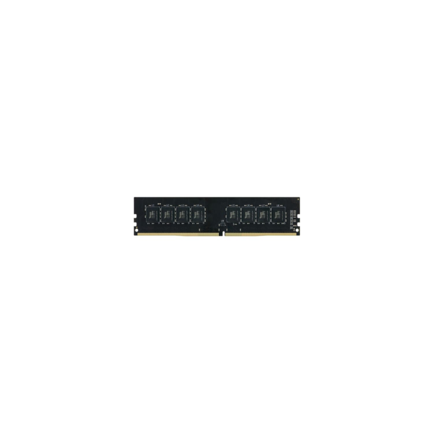 Ein einzelner RAM-Stick auf weißem Hintergrund.