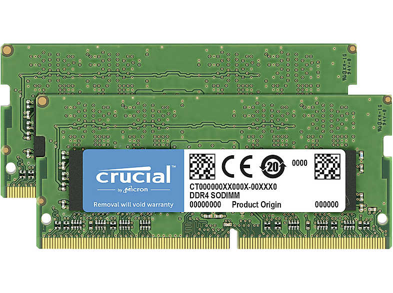 CRUCIAL CT2K8G4SFRA32A 16GB KIT DDR4 3200 Arbeitsspeicher 16 GB DDR4
