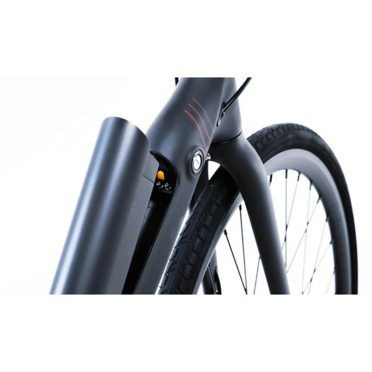 352.8 Large (Laufradgröße: 29 Zoll, mit Citybike Akku Abnehmbaren in E-Bike Smart Carbon Leichtes Paris) Wh, Midnight Unisex-Rad, URTOPIA