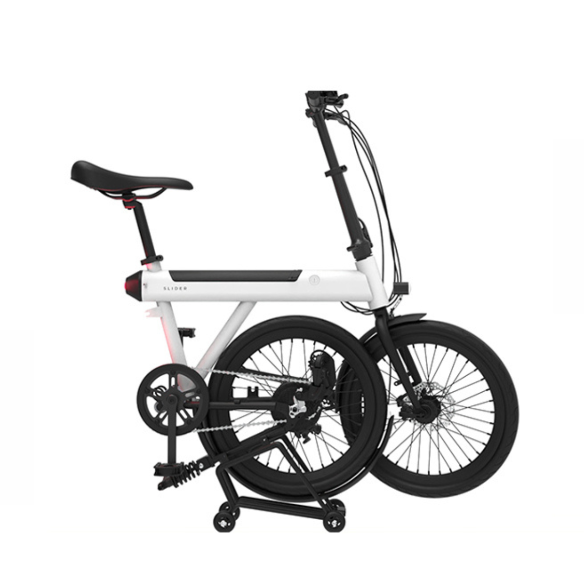 SMARTEC Slider WH, Kompakt-/Faltrad Unisex-Rad, Metro Zoll, 313 E3 20 (Laufradgröße: Rot)