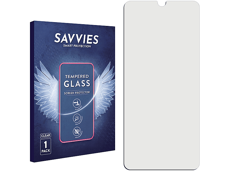 2020) smart klares Schutzglas(für Huawei P SAVVIES 9H