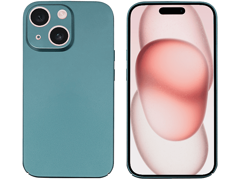 6.1 Apple, LOBWERK Blau Zoll, 15 Backcover, Hülle, iPhone
