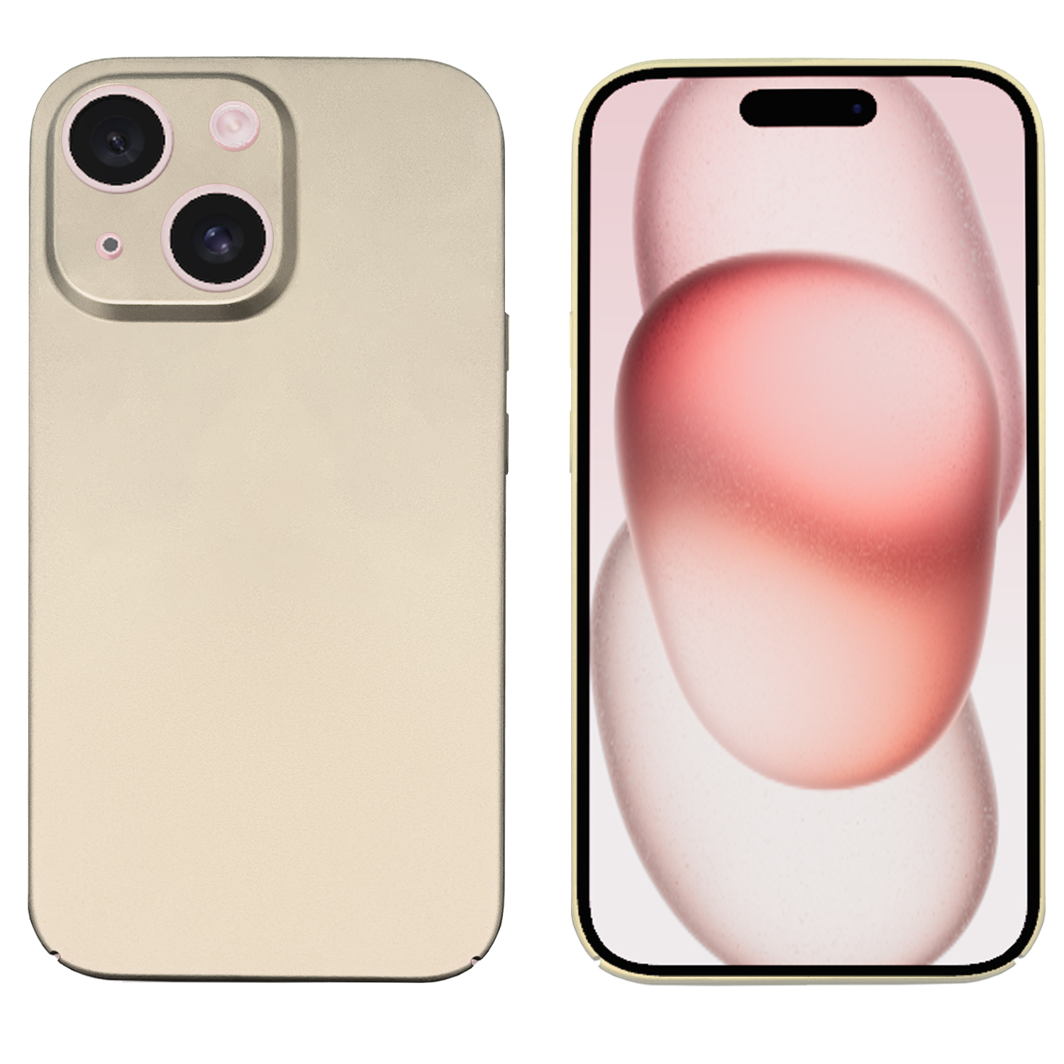 LOBWERK gold Hülle, Apple, 15 Pro Backcover, Zoll, Max iPhone 6.7