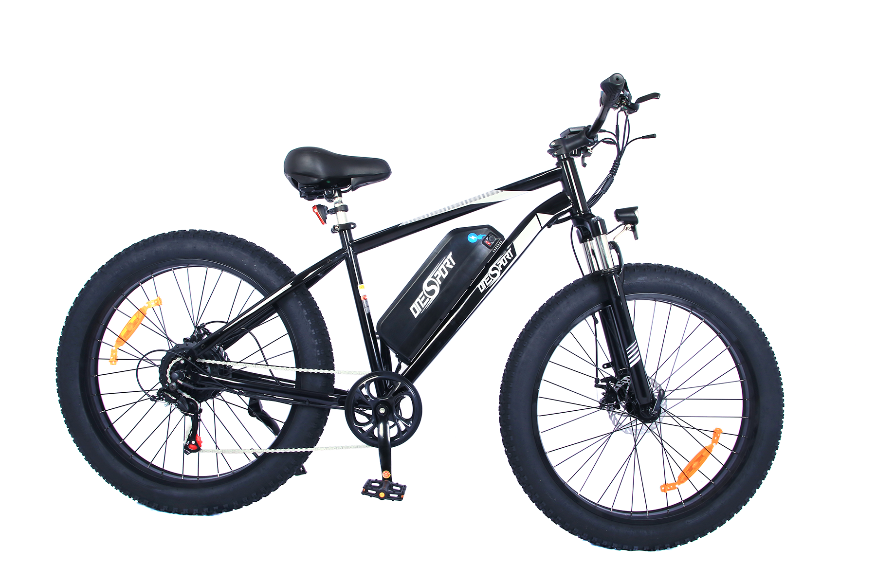 Unisex-Rad, 26 schwarz) Terrain Bike (ATB) 26 All Zoll, Elektrofahrrad-Fettreifen 4,0 * ONESPORT (Laufradgröße: Zoll