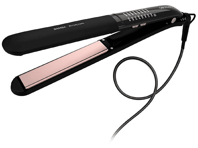 Plancha de pelo - CECOTEC Bamba RitualCare 1200 HidraProtect Titanium Ion  Touch, Cerámica, 60 W, 230 °C, Grey