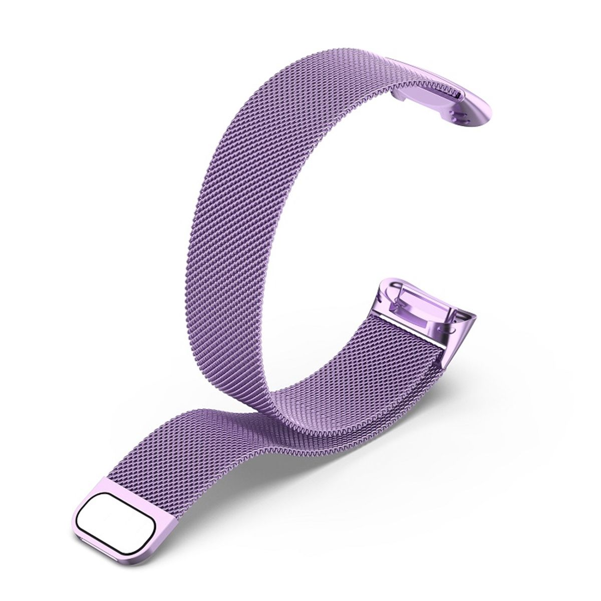 Ersatzarmband, Lila Design Magnetverschluss, 6 mit Stahl Metall Charge / Band 5, WIGENTO Mesh Fitbit,