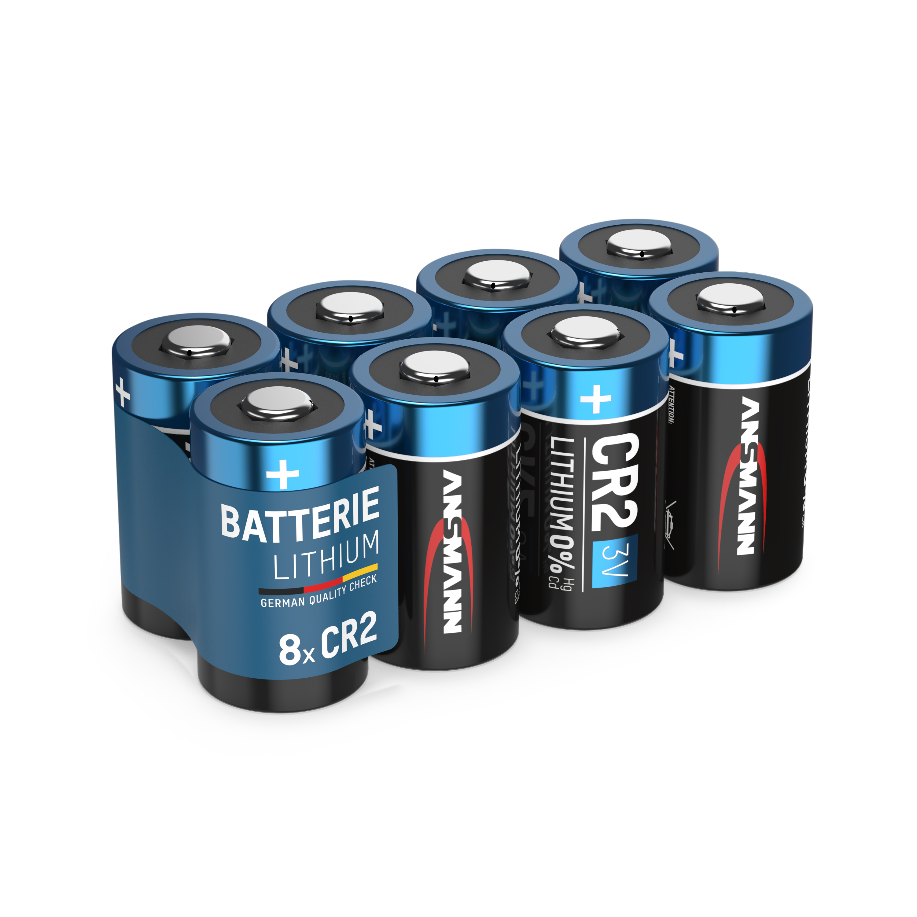 Lithium Batterie, CR2 (8 Lithium, 3V 3 Spezialbatterie ANSMANN Volt Stück) Spezialbatterien