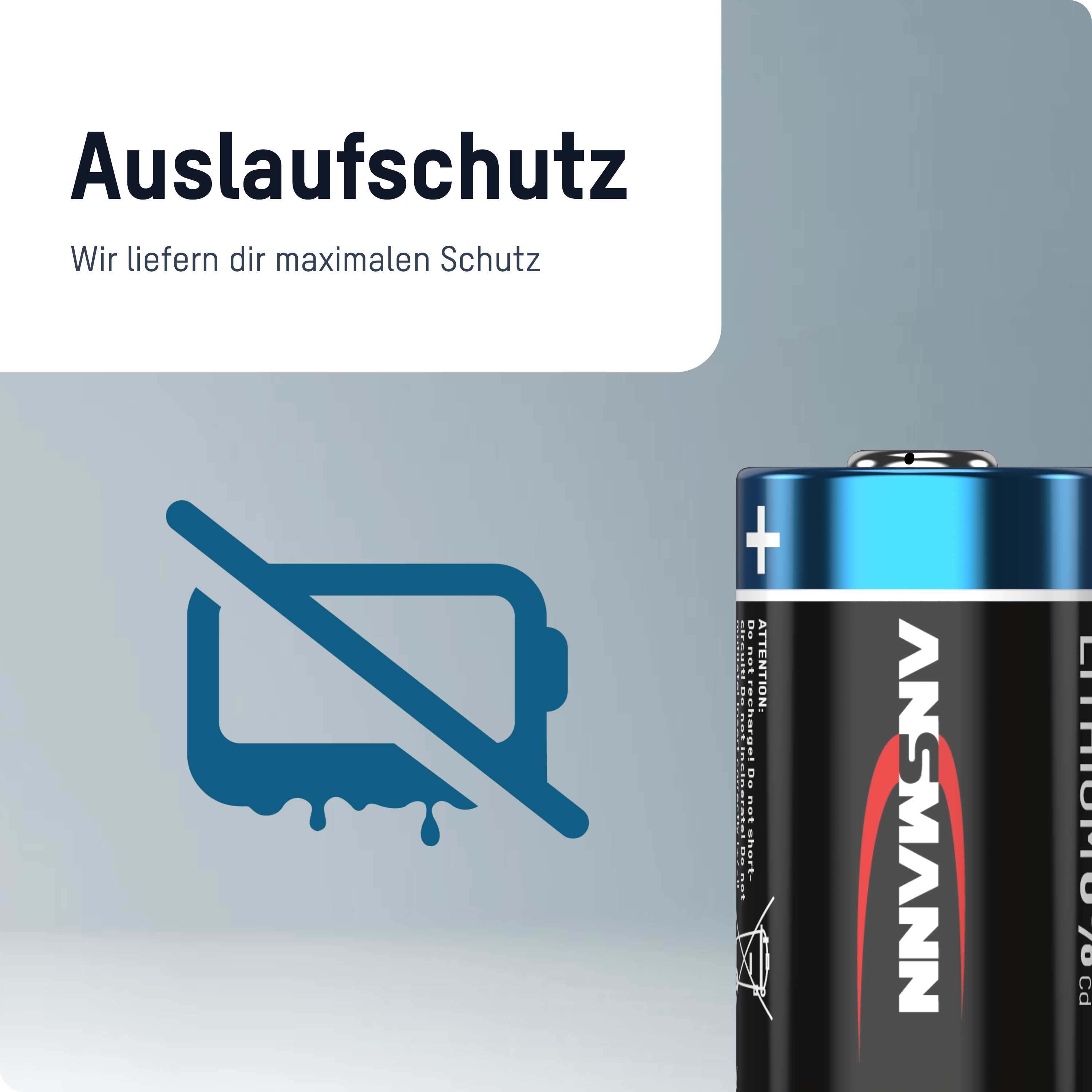 3 Spezialbatterien (8 Lithium CR2 Volt Stück) Spezialbatterie Lithium, 3V Batterie, ANSMANN