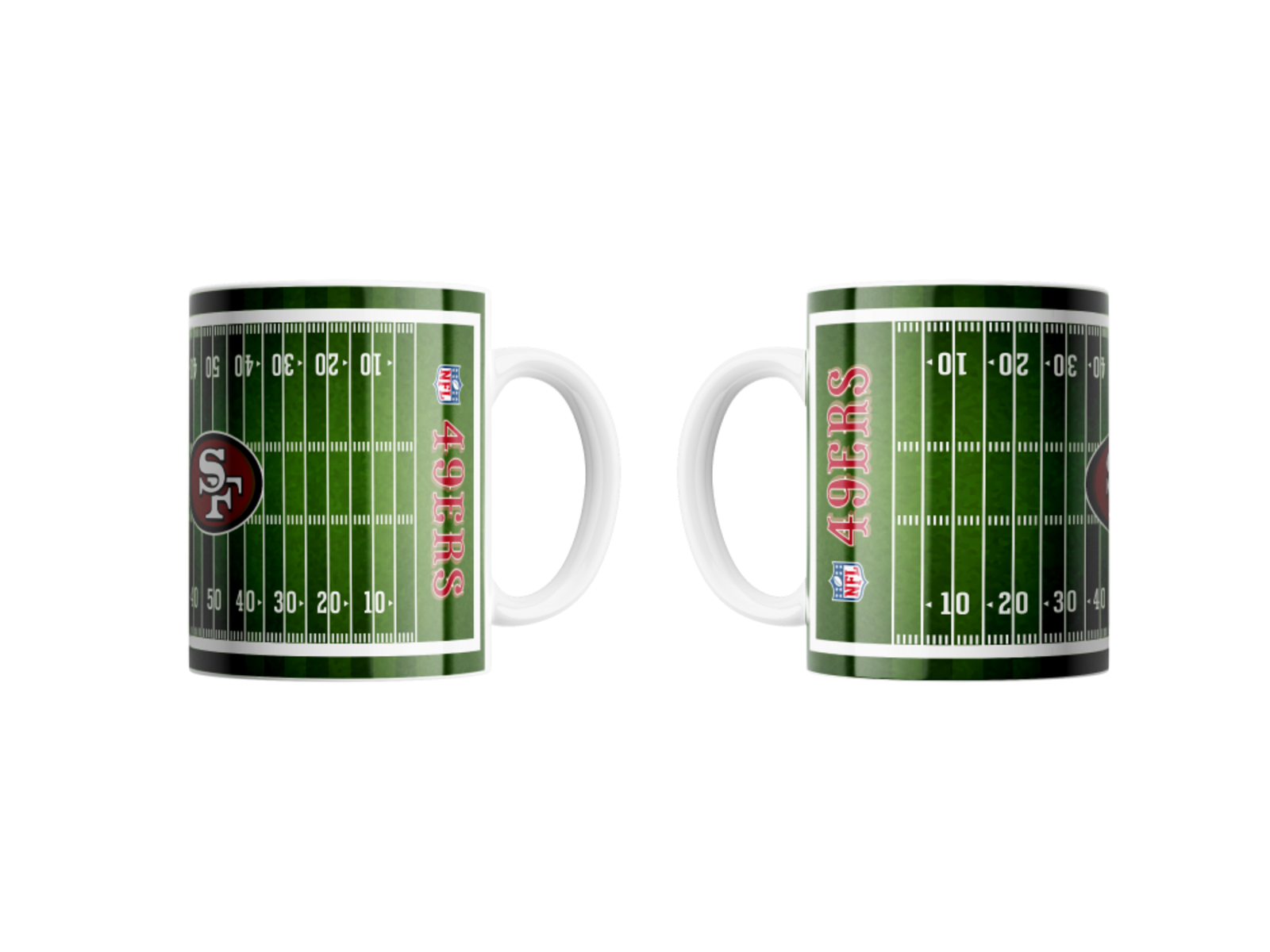 San Francisico 49ers 450ml Football „Field“ NFL