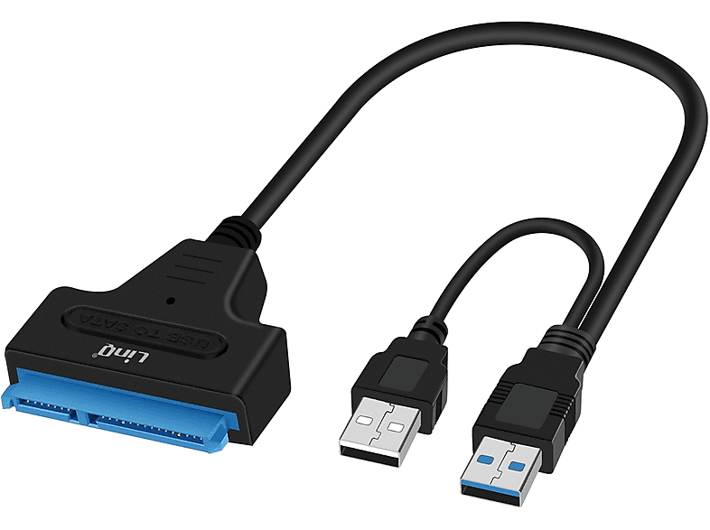 USB-Adapter USB SSD Schwarz <gt/> LINQ SATA / 2.5\'\' Universal,