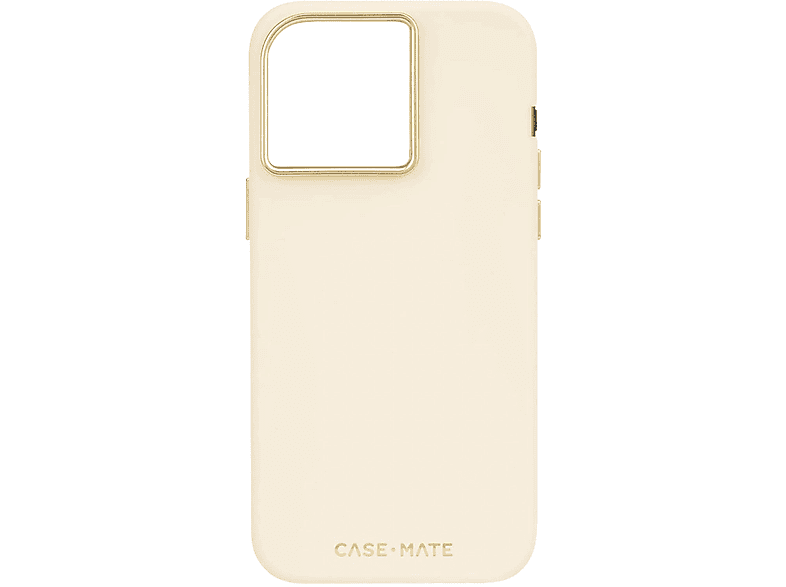 CASE-MATE Antibakteriell Series, Backcover, Apple, iPhone 15 Pro, Gelbgrau